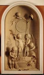 Eine Allegorie des Vertrags von Aachen, 1748